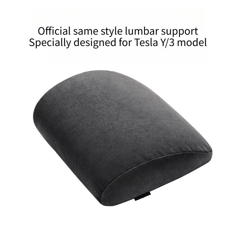 Headrest Neck Pillow for Tesla Model 3 Highland Model Y Juniper YL Suede Headrest Lumbar Support for Car Comfortable Traveling