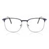 Full Rim Square Blue Gunmetal Smartbuy Collection Brend 890a Fashion Unisex Eyeglasses