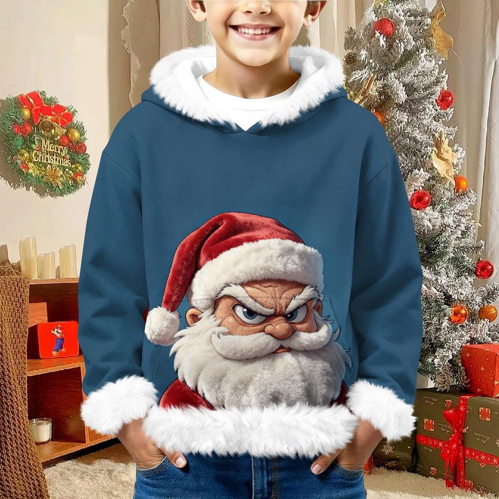 Children's Sweatshirt Girls Boys Long Sleeve Lightweight Casual Hoodie Loose Comfortable Sweatshirt