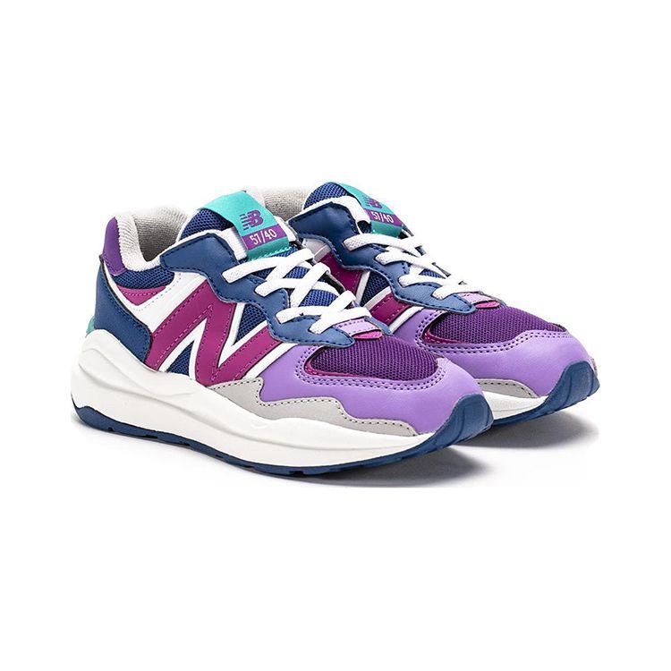 New Balance Nb 5740 Повседневные Удобные Низкие Детские Кроссовки для Бега Детские Кроссовки для Бега Фиолетовые PV5740PU
