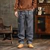 Retro Trendy Men's Overalls Loose Straight Casual Pants Men's Trousers Trendy Pants High-end Men's Clothing