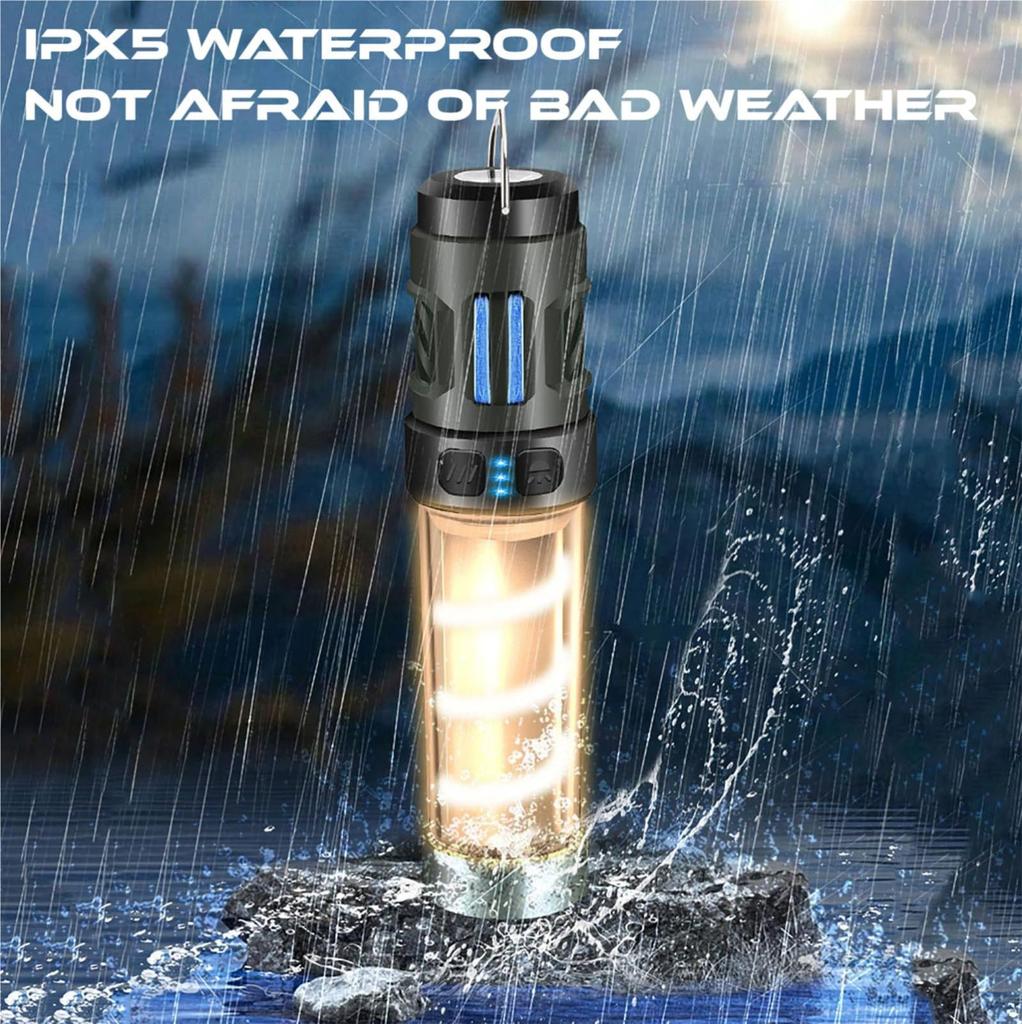 Multifunctional Outdoor  Camping Light, Portable Outdoor Light, Suitable For Outdoor, Garden, Picnic, Lightweight And Waterproof, USB Charging