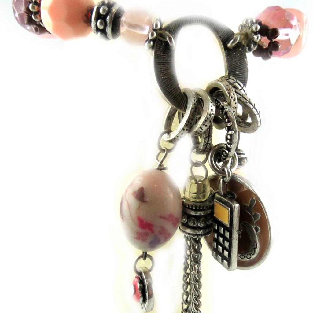 Les Trésors De Lily [E0436] — Розовый дизайнерский браслет «Таласса»