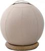 YAMAZEN Balance Balance Chair and Handle Easy To Match with Any Interior Ball, 55cm, (Base, Pump, Cover, Included), Beige, HBS-55(BE),