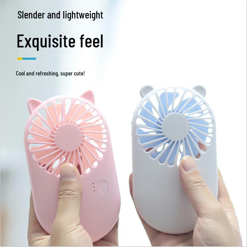 Portable Mini Handheld Fan with Stand and USB Charging