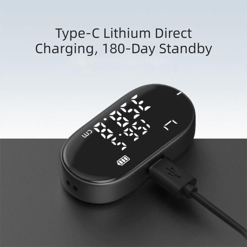 Mini Size Digital Wheel Tape Measure High Accuracy Type-C Rechargeable Tape Ruler Hand Tool Use