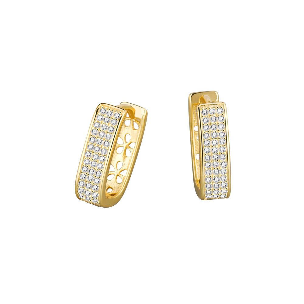 Stylish Geometric Earrings For Women Minimalist Personalized Temperament Jewelry Exquisite Small Accessories