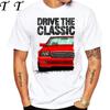 Новая мужская футболка с коротким рукавом Drive The Classic Germany Old W123 W124 R129 Hip Hop Boy Повседневные белые топы 70-е Винтажные автомобильные футболки