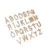 14K Gold Plated Zircon Alphabet Pendant for DIY Jewelry Accessories