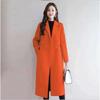 Autumn and Winter New Woolen Coat Women's Medium and Long Over-knee Loose and Thin Fashion Coat Women