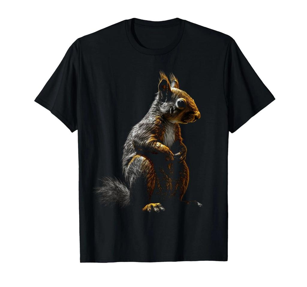 Squirrel Wild Animals Forest Art Animal Squirrel T-Shirt