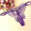 Butterfly Lace Micro Women Open Thongs G Strings Transparent Underwear