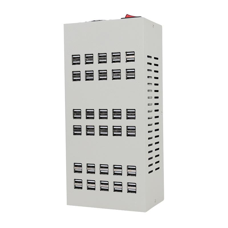 Зарядная станция USB с железным корпусом: Настольное зарядное устройство на 60 портов для нескольких устройств
