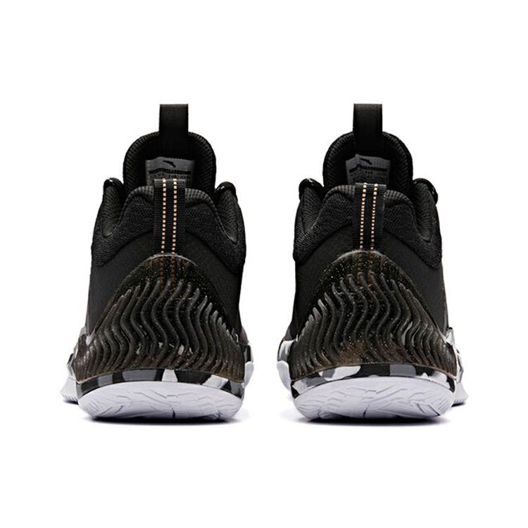 Anta Quick Decision 2 Low Basketball Shoes Men Sneakers Black White Gray 11841304-8