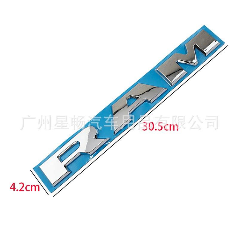 Applicable to the new car logo RAM side label 1500 2500 3500 modified RAM fender English sticker