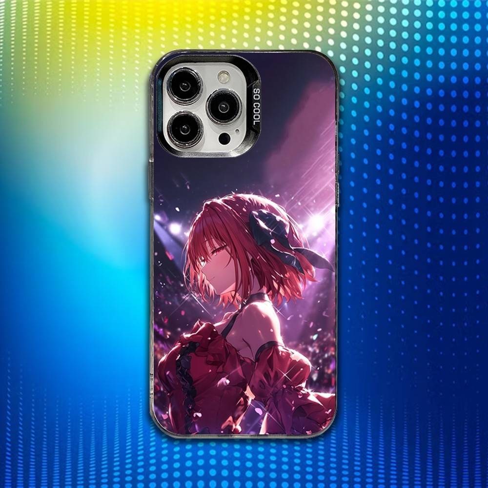 Чехол для телефона Oshi no Ko Kana Arima для iPhone 16,15,14,13,12,11,Mini,Pro,SE,MAX Белый Матовый Ударопрочный Чехол