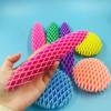 Creative 3D Decompression Vent Radish Elastic Mesh Worm Healing Decompression Children's Elastic Telescopic Novelty Toy