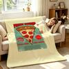 Brand PPizza HHut Throw Soft Warm Flannel Throw Blanket Multiuse for Sofa Bed Office Nap
