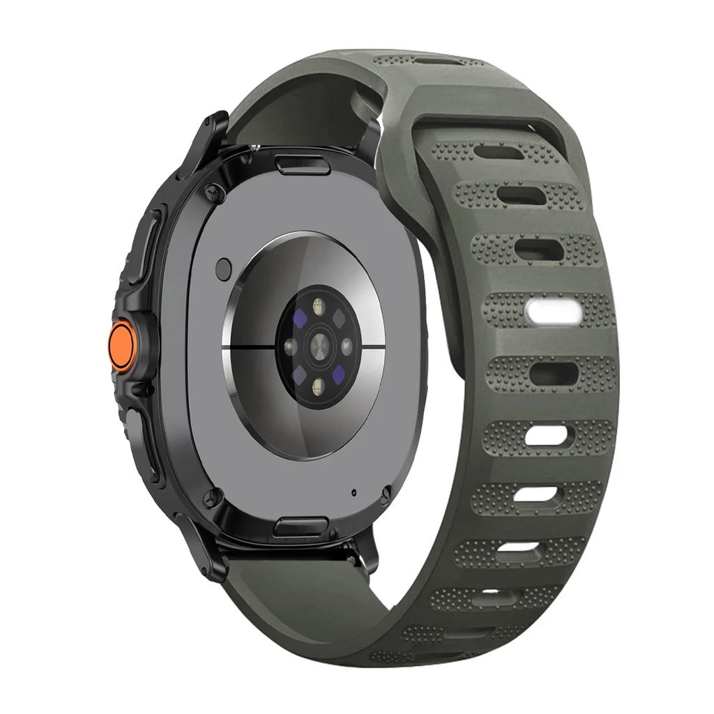 Силиконовый ремешок без зазоров для Samsung Watch 8 40/44 мм 8 Classic 46 мм Ремешки для Galaxy Watch Ultra(2025) Аксессуары для браслетов