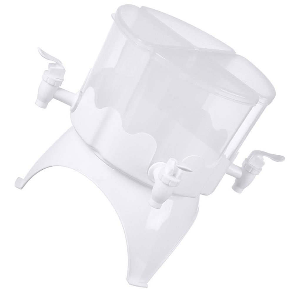 4 Compartment Beverage Dispenser 4L Cold Kettle Durable Cold Drink Kettle for Fridge