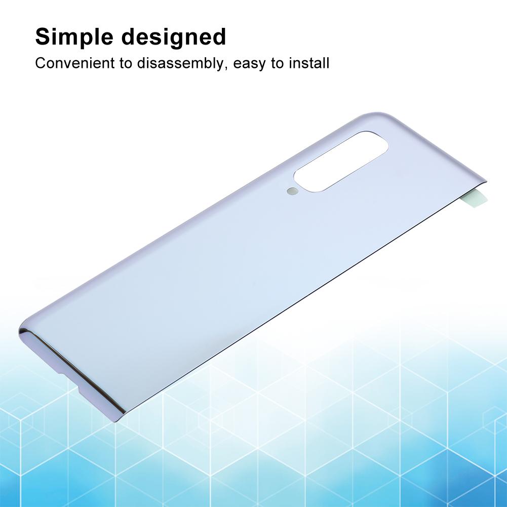 Fashionable Simple Mobile Phone Battery Glass Back Cover Rear Housing Replacement for   Fold F900 F900F F900U