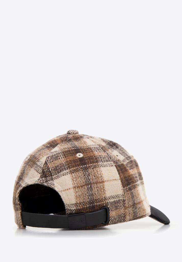Wittchen Men's Brown And Beige Cap, Brown And Beige Polyester