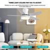 42" 52"  Lamp Frequency Conversion Remote Control Ceiling Fan Light Balcony Fan Ceiling Fan With Light LED Full Spectrum Fan