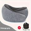 1pc Comfortable Memory Foam Travel Pillow with Breathable Cover - Lightweight, Medium Firmness, Machine Washable - Perfect for Airplane, Office