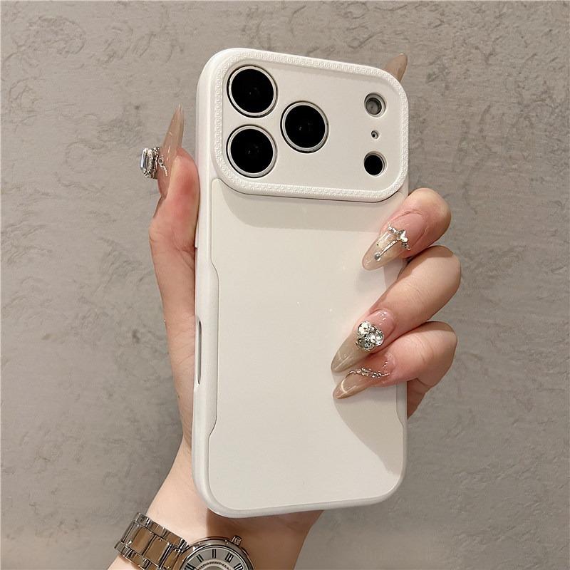 Роскошный ультратонкий однотонный чехол-меч-меха для iPhone 17 16 15 11 14 13 12 Pro Max Air с блестками и защитой камеры