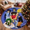 Saint Seiya Pattern Round Rug, Indoor/Outdoor Mat, for Picnic, Gameroom, Bedroom, Office, Living Room, Home Decor Carpet, Birthday Gift