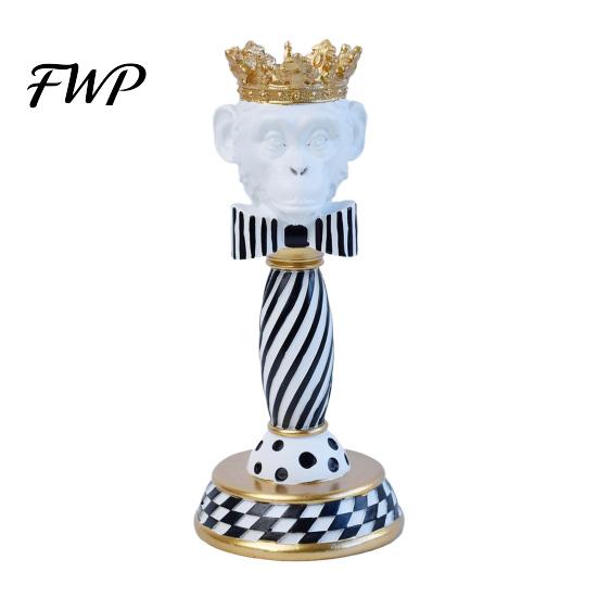 Bedroom Decorative Accents Animal Ornaments, Painted Resin Modern Style Restaurant Table Decorations Wine Cabinet Decor, for Living Room Office