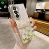 Ins Масляная живопись Цветы Складной 6 Чехол для Samsung Galaxy Z Fold 6 4 3 G Fold4 Fold6 Складной Чехол-крышка для телефона