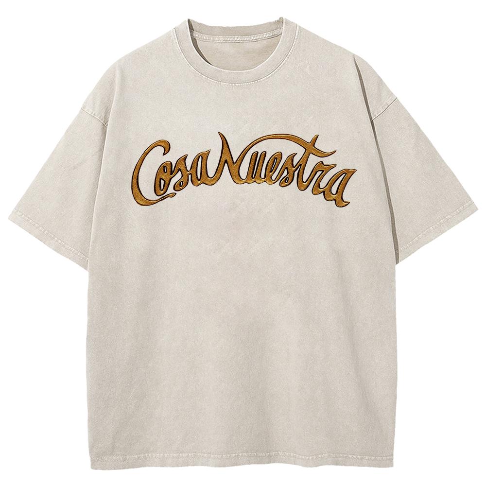 Cotton Tee Shirt Rauw Alejandro Coca Nuestra Tour 2025 TShirts Vintage Retro Men/women TShirt Oversize Mineral Wash Tops