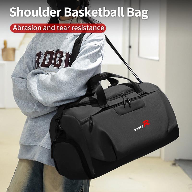 Car Styling Gym Bag Large Capacity Sports Tote Travel Shoulder Backpack For Honda TypeR Civic Fit Accord Odyssey City Pilot Jazz UQ8