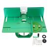 Woodworking Bench Router Plate System Adjustable Height Manual Router Table Lifting System Green