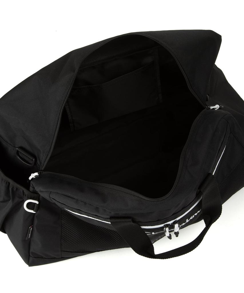 Boston travel gym for school school overnight shoulder large for 2 nights and 3 1 night and 2 for hospital business black x white [Champion] bag, bag,