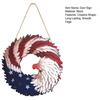 Renewed Wings Wreath Independence Day Decoration with Lanyard Easy To Hang Waterproof