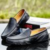 Plus Size Split Leather Shoes Men Loafers Comfortable Casual Shoes Men Flats Moccasins Men Footwear