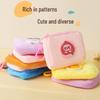 Cute Cartoon Plush Coin Purse - Children's Zippered Key & Earbud Bag