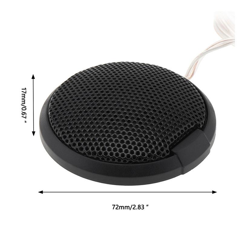 12V Universal Car Tweeters Speakers 109dB Sensitivity Super Power High Efficiency 20W Pre-wired Car Dome Tweeters Audio Speakers