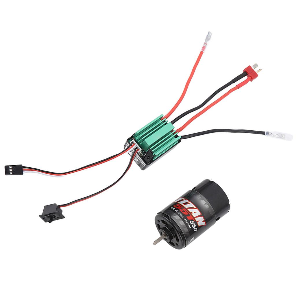 550 55T щеточный двигатель 320A щеточный ESC набор эффективный водонепроницаемый универсальный для RC гусеничного автомобиля лодки