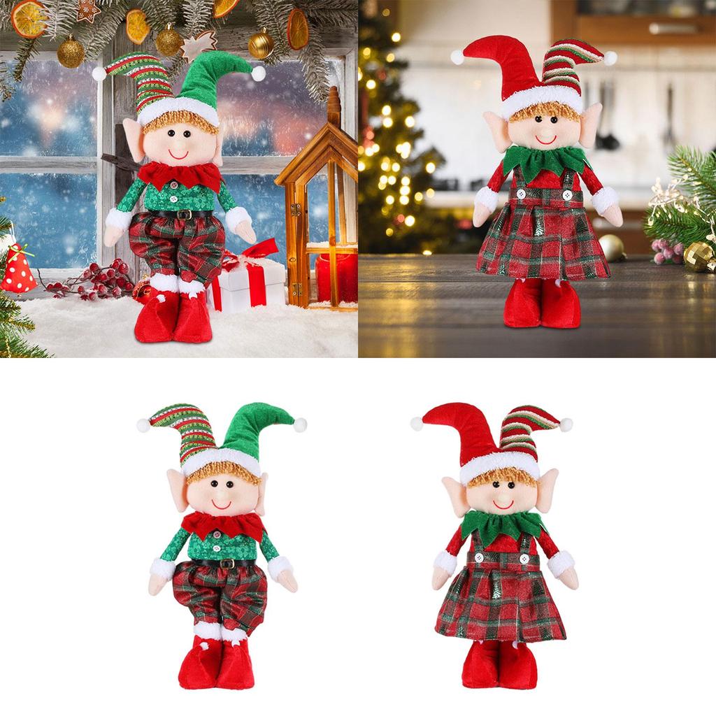 Mini Toy Elf Dolls, Christmas Elf Dolls Decoration, Cute Christmas Elf Dolls,