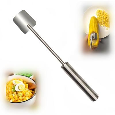 Инструмент для чистки кукурузы из нержавеющей стали с длинной ручкой, 26 * 4 * 3 см