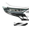 Black Warrior Smoked Headlight & Center Pillar Film for 25 Toyota Alphard Models - TPU Gloss Black