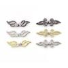 1Pair Jewelry Fashion Crystal Pin Gifts Accessories Cute Rhinestone Buttons Collar Alloy Buckle Shawl Cardigan Clips Mini Retro