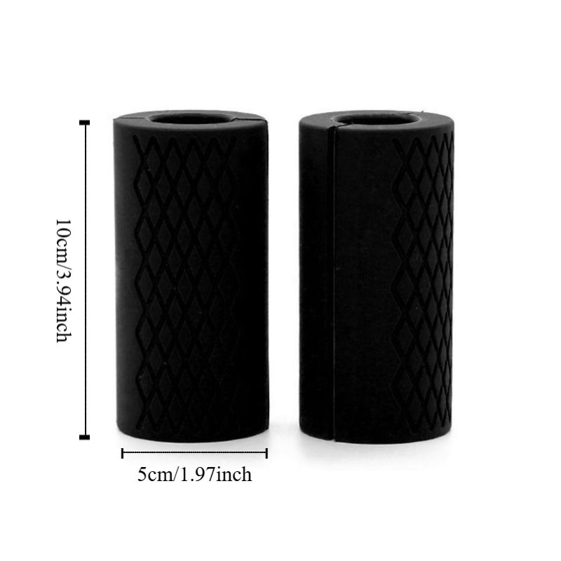 Thicken Silicone Dumbbell Grip Weightlifting Fitness Equipment Barbell Grip Bodybuilding