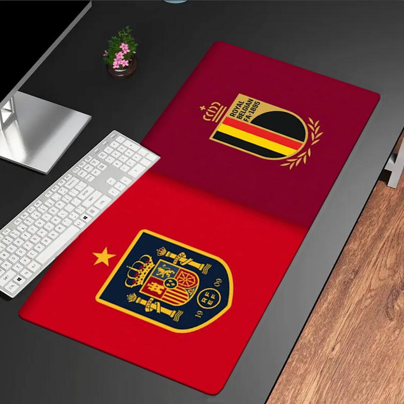 Belgian Football Association Emblem Mouse pad Mouse pad, Gaming Mouse Pad, keyboard pad, Desk Decor for computer notebook Fan Gift Birthday Gift
