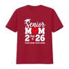 Senior Mom 2026 T Shirt Class Of Graduation Graduate s vintage Washed Unisex graphic Casual Slightly Top For Everyday Wear
