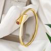 New Retro High-end Glossy Bracelet with Zircon Simple Bracelet
