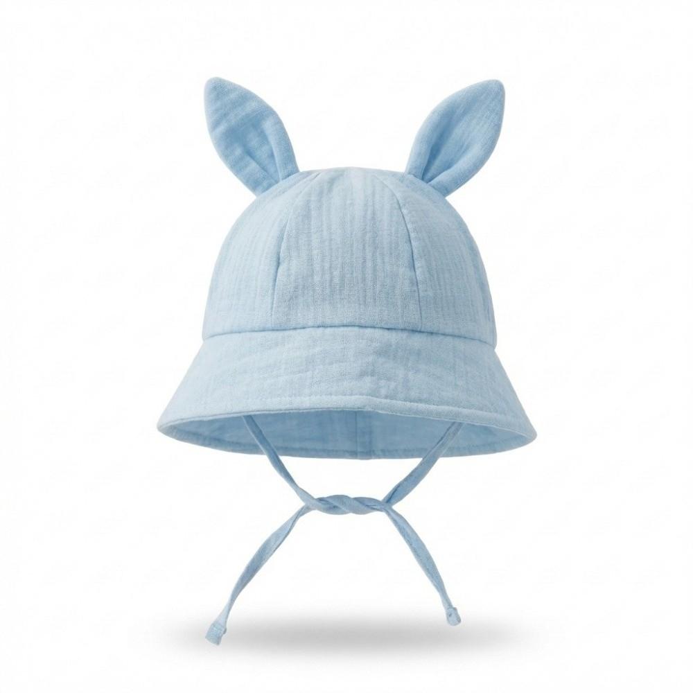 Adjustable Baby Fisherman Hat Cute Rabbit Ears Baby Sunhat Fashion Bucket Cap Spring Summer